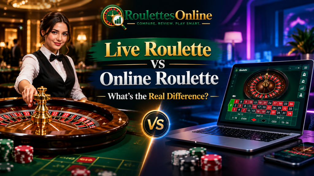Live Roulette vs Online Roulette