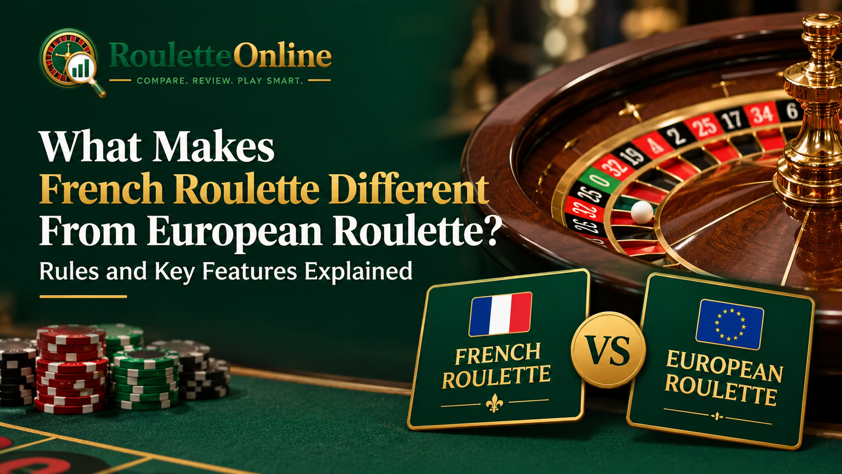 French Roulette Different From European Roulette