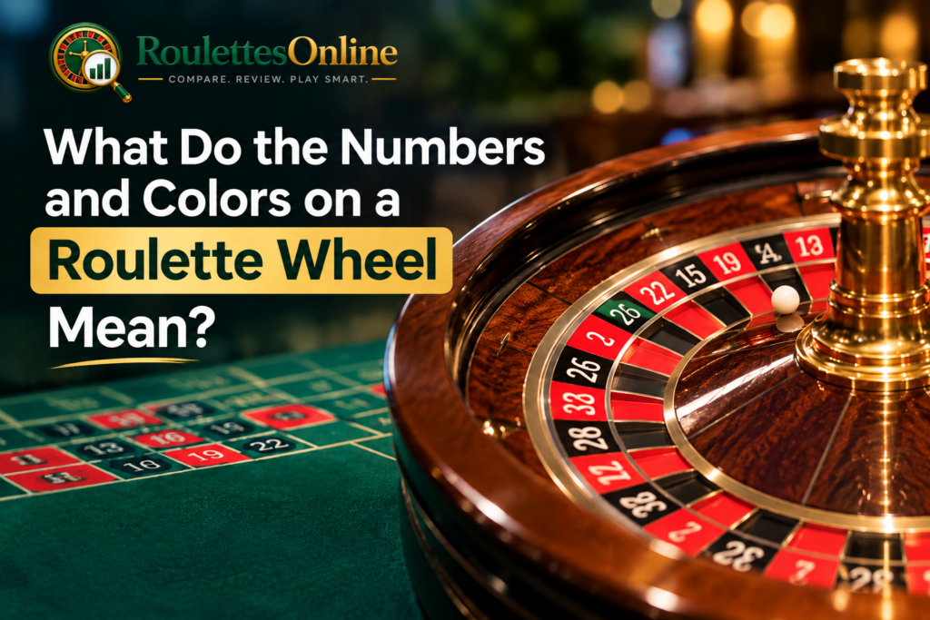 Numbers and Colors on a Roulette Wheel